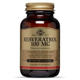 Solgar Resveratrol 100mg x 60 Capsules - Antioxidant Protection