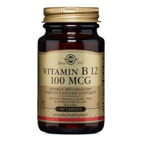 Solgar Vitamin B12 100mcg x 100 Tablets