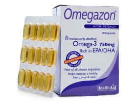 Health Aid Omegazon 750mg 60 Tablets