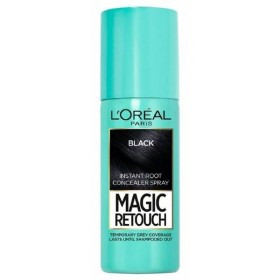 LOREAL MAGIC RETOUCH INSTANT ROOT CONCEALER SPRAY 01 BLACK 100ML