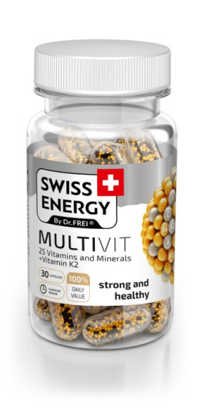 Swiss Energy Multivit x 30 Capsules