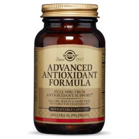 Solgar Advanced Antioxidant Formula x 60 Capsules - ΠΕΡΙΕΚΤΙΚΗ ΑΝΤΙΟΞΕΙΔΩΤΙΚΗ ΦΟΡΜΟΥΛΑ ΜΕ ΒΙΤΑΜΙΝΕΣ ΚΑΙ ΙΧΝΟΣΤΟΙΧΕΙΑ 60ΚΑΨΟΥΛΕΣ