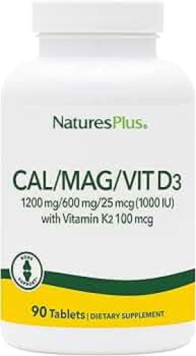 Naturesplus Cal/Mag/Vit D3 90 Tabs, Συμπλήρωμα Διατροφής Που Συνδυά...