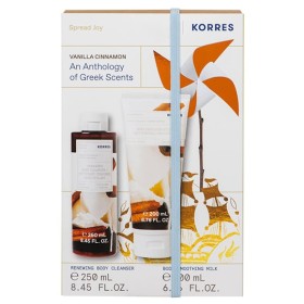 Korres Spread Joy Set Vanilla Cinnamon Body Cleanser 250ml & Body M...