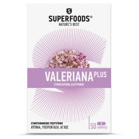 SUPERFOODS VALERIANA PLUS 50 TABLETS