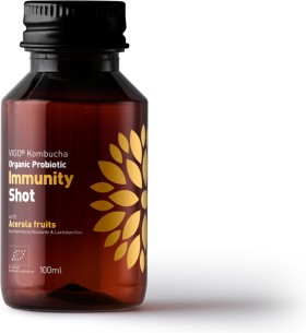 Vigo Kombucha Organic Probiotic Immunity Acerola & Ginger Shot 100ml