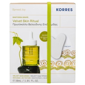 Korres Spread Joy Velvet Skin Ritual Santorini Dry Facial Grape Oil...