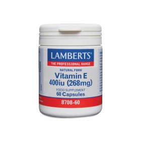 Lamberts Vitamin E 400IU x 60 Capsule - Natural Form Vitamin E 268mg