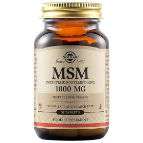 Solgar MSM 1000mg x 60 Tablets - Antioxidant, Anti-Inflammatory And Detoxifying