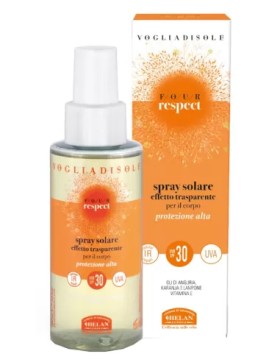 Vogliadisole Four Respect Suntan Spray Clear Effect Body SPF30 150ml