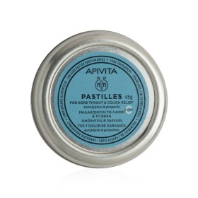 Apivita Pastilles For Sore Throat & Cough Relief With Eucalyptus & Propolis x 45g