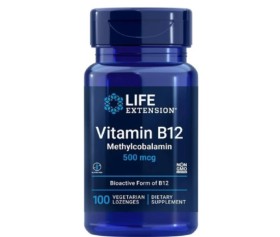 Life Extension Vitamin B12 500mcg 100 Veg Lozenges, Βιταμίνη Β12 Σε... Life Extension Vitamin B12 500mcg 100 Veg Lozenges, Βιταμίνη Β12 Σε...