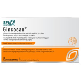 SFI HEALTH GINCOSAN CAPSULES 30S