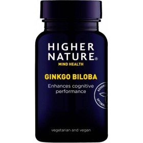 HIGHER NATURE GINKGO BILOBA, ENHANCES COGNITIVE PERFORMANCE 30 TABLETS