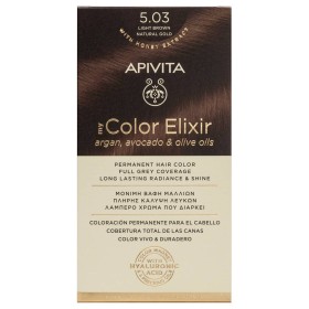 Apivita My Color Elixir Permanent Hair Color Kit Light Brown Natural Gold No 5.03