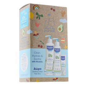 Mustela Clean Hydrate And Soothe Cleansing Gel 500ml + Body Lotion ...
