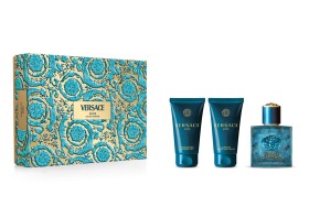 Versace Eros Set Edp 50ml & Shower Gel50ml & After Shave Balm 50ml Xmas24