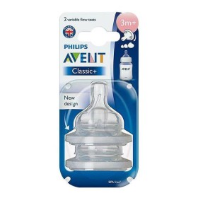 PHILIPS AVENT CLASSIC+ SILICONE VARIABLE FLOW TEATS 3m+ 2pcs