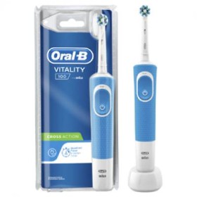 ORAL B VITALITY 100 CROSS ACTION RECHARGEABLE ELECTRIC TOOTHBRUSH BLUE