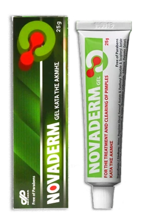 NOVADERM GEL, FOR THE TREATMENT AND CLEARING OF PIMPLES 25G | Epharmadora