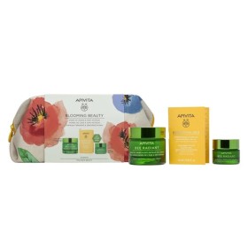 Apivita Blooming Beauty Bee Radiant Cream - Gel Light 50ml + Gel Balm 15ml + Day Oil 1.6ml Gift Set