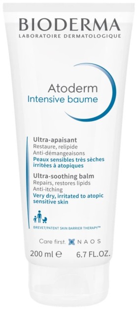 Bioderma Atoderm Intensive Baume, Ultra-Soothing & Ultra-Nourishing Balm With Anti-Scratching Effect 200ml