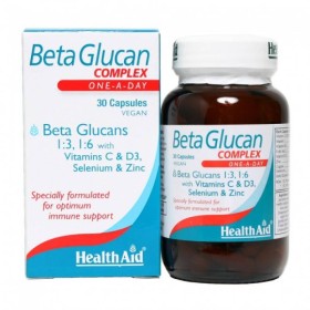 HEALTH AID BETA GLUCAN COMPLEX, SPECIALLY FORMULATED FOR OPTIMUM IMMUNE SUPPORT 30CAPSULES