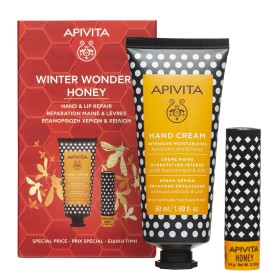 Apivita Winter Wonders Set Xmas 24 Honey Hand Cream & Lip Repair