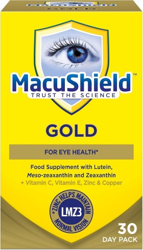 MacuShield Gold Eye Health Supplement x 90 Capsules