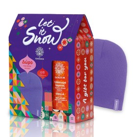 Garden Let It Snow Set Body Lotion Vanilla 500ml & Purple Beanie