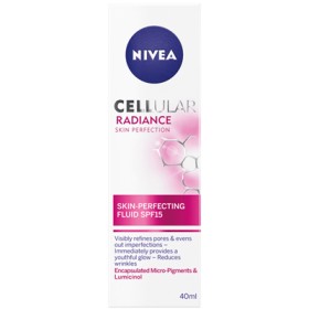 NIVEA CELLULAR RADIANCE SKIN PERFECTING FLUID SPF15 40ml