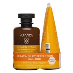 Apivita Salon Like Silky Perfection Keratine Repair Sh&Cond Offer/25 Apivita Salon Like Silky Perfection Keratine Repair Sh&Cond Offer/25