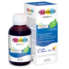 PEDIAKID OMEGA 3 125ml, RICH IN DHA, CRITICAL TO BRAIN FUNCTION 