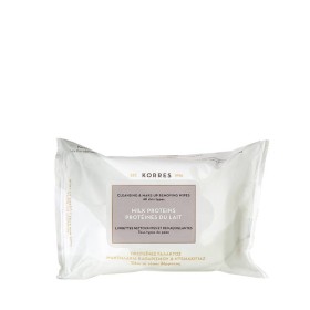 Korres Milk Proteins, Cleansing & Make-Up Removing Wipes For All Skin Types 25 Pieces