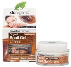 DR. ORGANIC ORGANIC SNAIL GEL CREAM, ANTI AGEING FACE CREAM 50ML