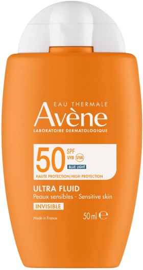 AVENE SUN FLUID ULTRA LIGHT SPF50+ 50ML + THERMAL SPRING WATER 50ML FREE