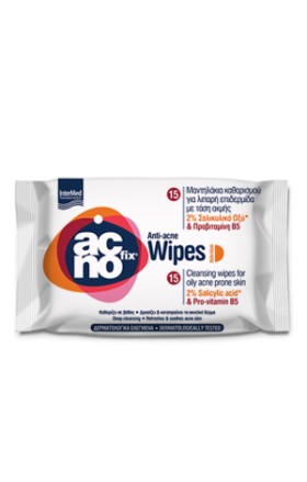 ACNOFIX ANTI ACNE WIPES 15s