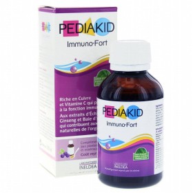 PEDIAKID IMMUNO-FORT SYRUP, HELPS TO SUPPORT ALL OF THE BODYS DEFENCES 125ML