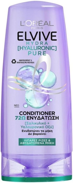 Loreal Elvive Hydra Hyaluronic Pure Conditioner 300ml