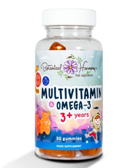 BOTANICAL HARMONY MULTIVITAMIN&OMEGA3 KIDS 3+ 30s, ULTIMATE COMBINATION OF ESSENTIAL NUTRIENTS FOR CHILDRENS GROWTH AND WELLBEING