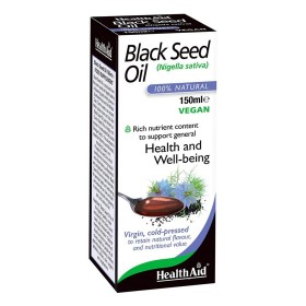 Health Aid Black Seed Oil, ΒΡΩΣΙΜΟ ΕΛΑΙΟ ΑΠΟ ΣΠΟΡΟΥΣ ΜΑΥΡΟΥ ΚΥΜΙΝΟΥ 150ΜΛ