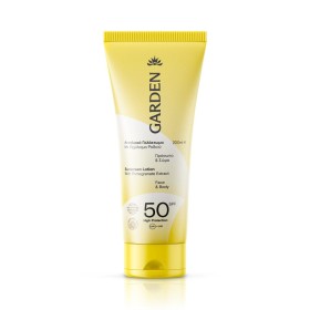 Garden Sunscreen Lotion Face & Body Spf50 200ml With Pomegranate