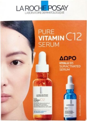 La Roche Posay Pure Vitamin C12 Serum 30ml & Hyalu B5 Serum 10ml Set