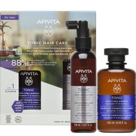 Apivita Tonic Hair Lotion Mens Set (Shampoo & Hair Lotion)