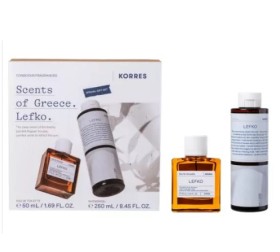 Korres Scents Of Greece Lefko Set Edt 50ml & Shower Gel 250ml