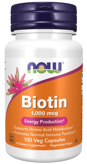 Now Foods - Biotin 1,000 Mcg x 100 Capsules