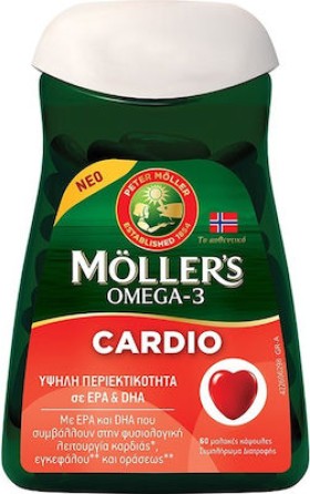 Mollers Omega 3 Cardio x 60 Softgels