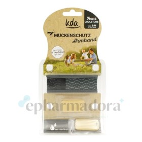 Kda Anti-mosquito Repellent Bracelet Teens S-M (18.5-22cm) Cool Stone + 2 pads