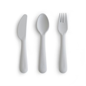 Mushie Cutlery Set Cloud 3s