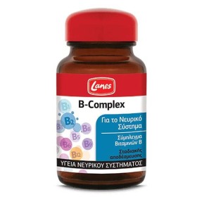 LANES B-COMPLEX 60 TABLETS, FOR THE NORMAL FUNCTION OF THE NERVOUS SYSTEM